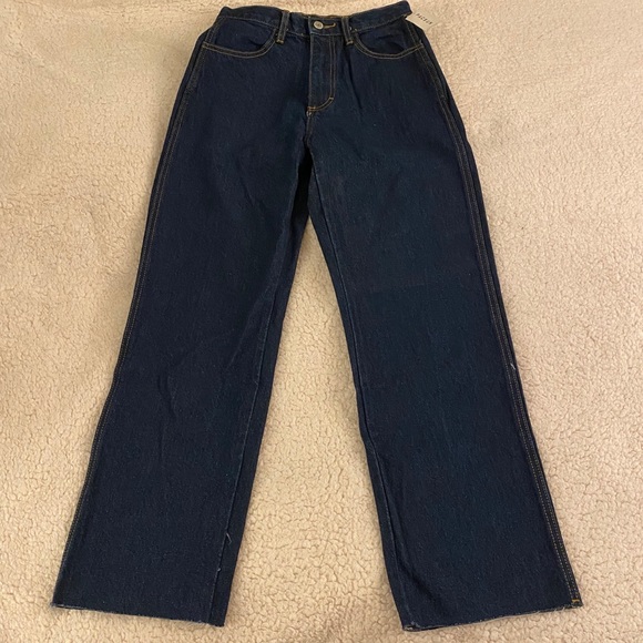 JOHN GALT BRANDY MELVILLE Dark Wash Wide Leg Jeans - Picture 5 of 8